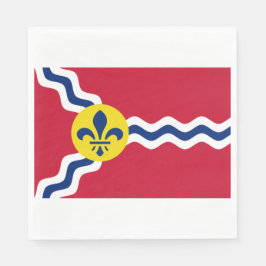 Flagge von St. Louis (Missouri) Serviette