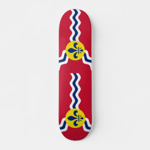 Flagge von St. Louis, Missouri Skateboard