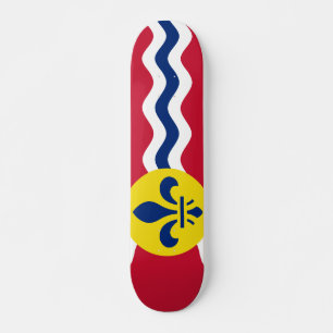 Flagge von St. Louis, Missouri Skateboard