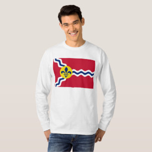Flagge von St. Louis, Missouri T-Shirt