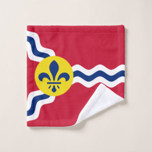 Flagge von St. Louis, Missouri Wash Tuch