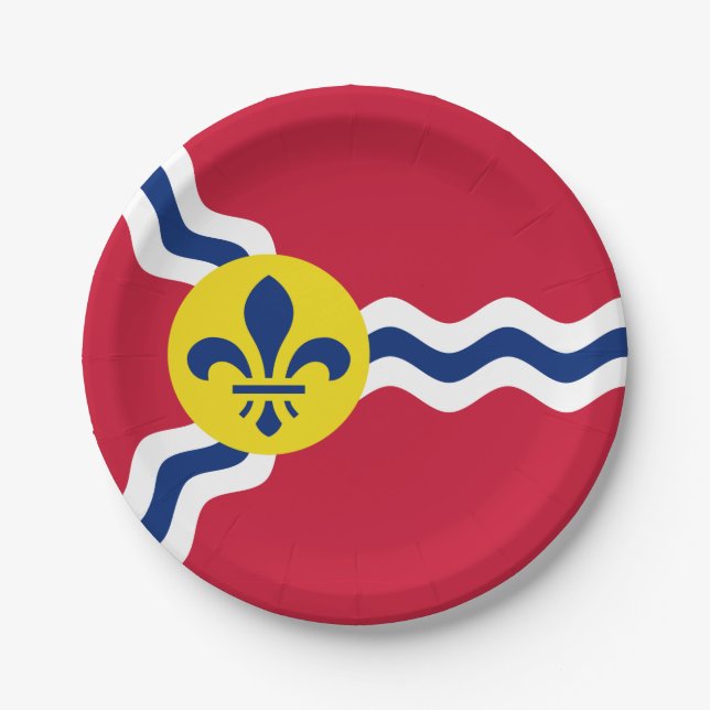 Flagge von St. Louis, Teller des Missouri-Papiers (Vorderseite)