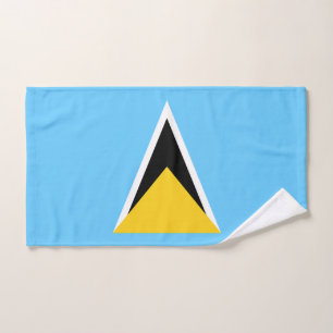 Flagge von St. Lucia Badhandtuch Set