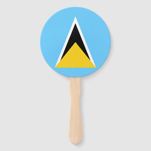 Flagge von St. Lucia Fächer