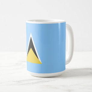 Flagge von St. Lucia Kaffeetasse
