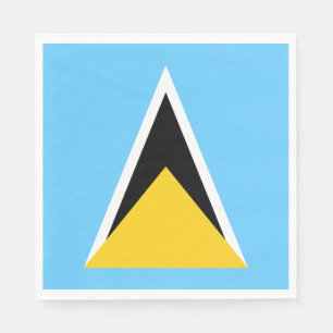 Flagge von St. Lucia Serviette