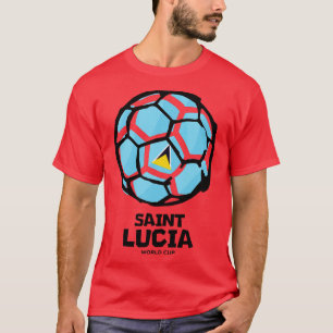 Flagge von St. Lucia T-Shirt