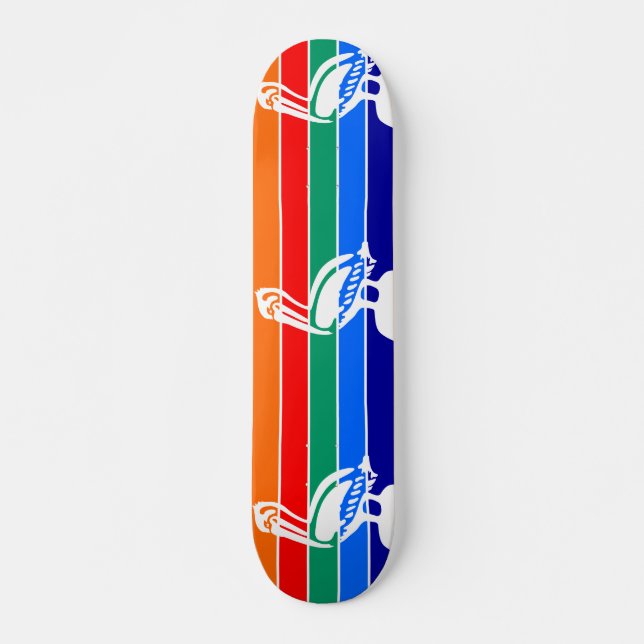 Flagge von St. Petersburg, Florida Skateboard (Vorne)