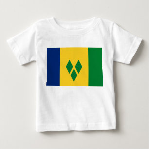 Flagge von St. Vincent und die Grenadinen Baby T-shirt