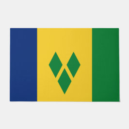 Flagge von St. Vincent und die Grenadinen Fußmatte