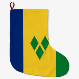 Flagge von St. Vincent und die Grenadinen Großer Weihnachtsstrumpf