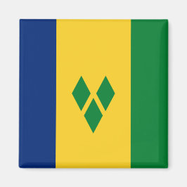 Flagge von St. Vincent und die Grenadinen Magnet