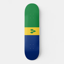 Flagge von St. Vincent und die Grenadinen Skateboard