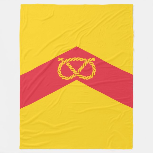 Flagge von Staffordshire Fleece Blanket (Vorderseite)