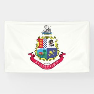 Flagge von Stamford (Connecticut) Banner