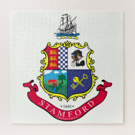 Flagge von Stamford (Connecticut) Puzzle
