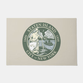 Flagge von Staten Island (Stadtbezirk von New York Fußmatte