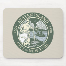 Flagge von Staten Island (Stadtbezirk von New York Mousepad
