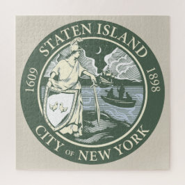 Flagge von Staten Island (Stadtbezirk von New York Puzzle
