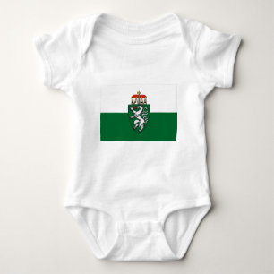 Flagge von Steiermark, Österreich Baby Strampler