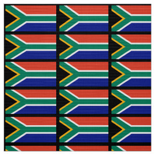 Flagge von Südafrika Stoff