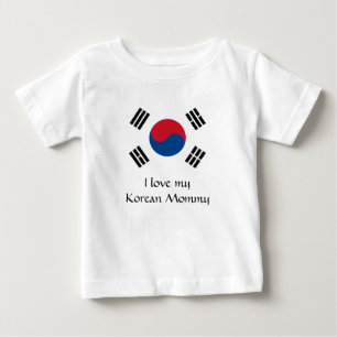 Flagge von Südkorea Baby T-shirt