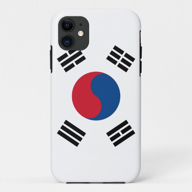 Flagge von Südkorea Case-Mate iPhone Hülle (Rückseite)