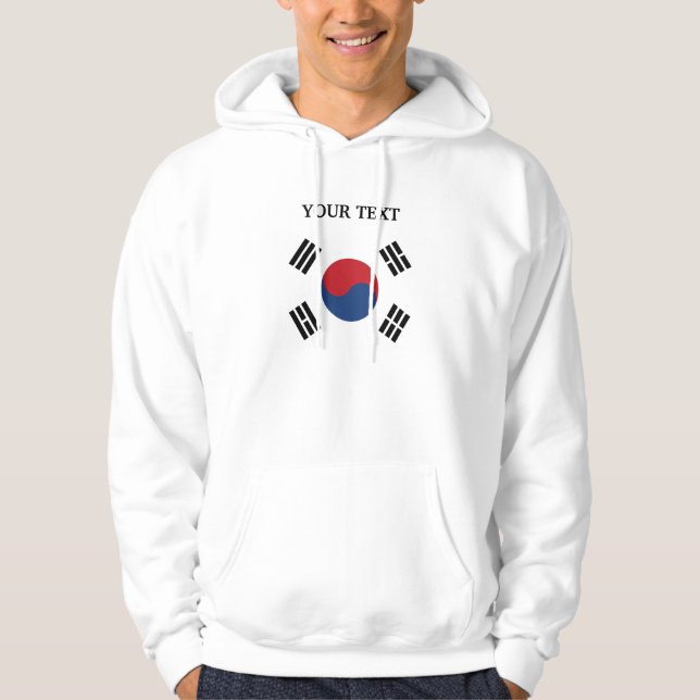 Flagge von Südkorea Hoodie (Vorderseite)