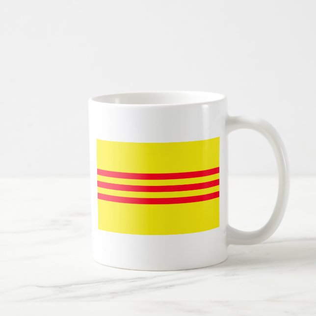 Flagge von Südvietnam Kaffeetasse (Rechts)