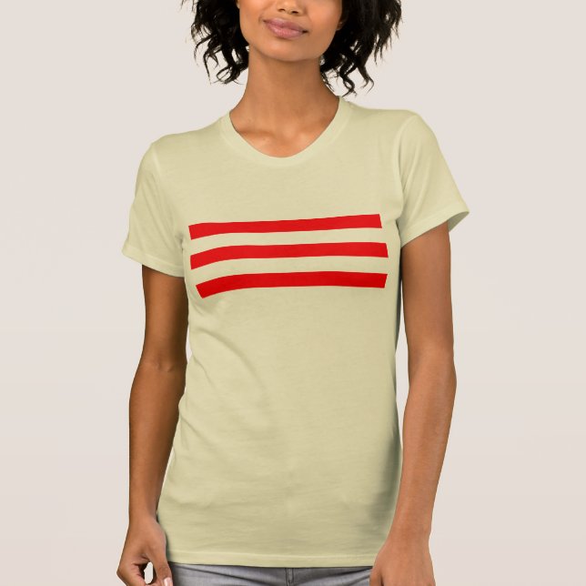 Flagge von Südvietnam T-Shirt (Vorderseite)