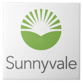 Flagge von Sunnyvale (Kalifornien) Fliese