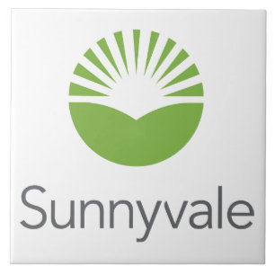 Flagge von Sunnyvale (Kalifornien) Fliese