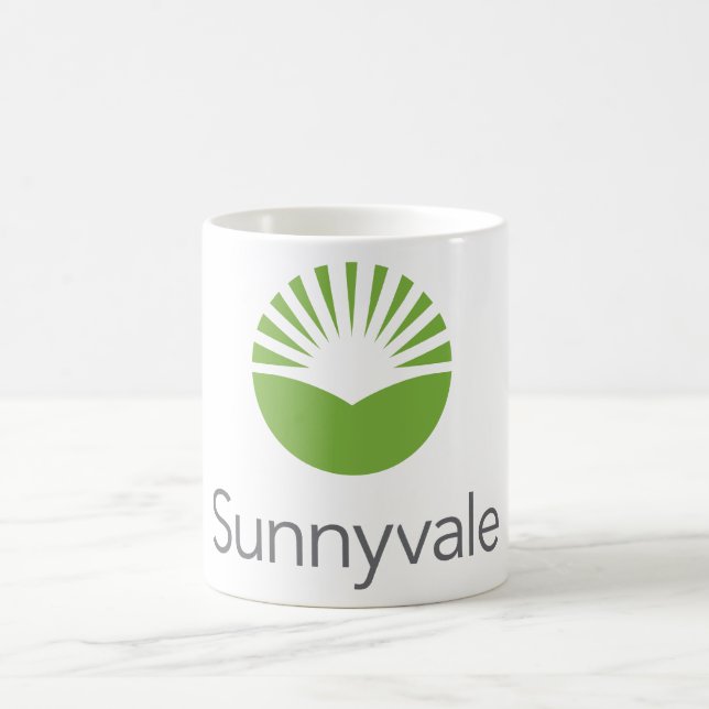 Flagge von Sunnyvale (Kalifornien) Kaffeetasse (Mittel)