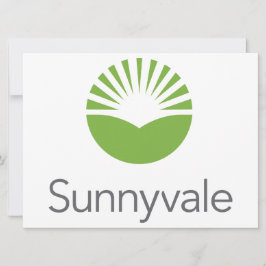 Flagge von Sunnyvale (Kalifornien) Karte