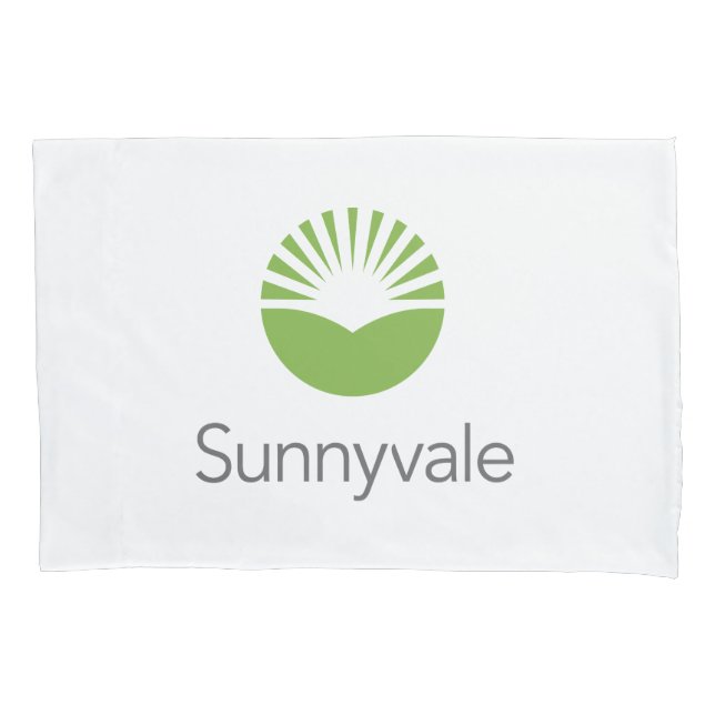 Flagge von Sunnyvale (Kalifornien) Kissenbezug (Vorderseite-Links)