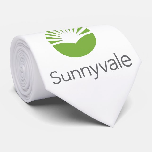 Flagge von Sunnyvale (Kalifornien) Krawatte (Gerollt)