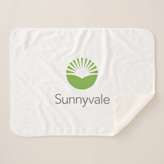 Flagge von Sunnyvale (Kalifornien) Sherpadecke (Vorderseite (Horizontal))