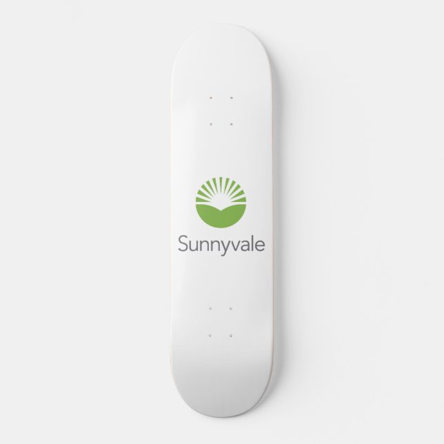 Flagge von Sunnyvale (Kalifornien) Skateboard (Vorderseite)
