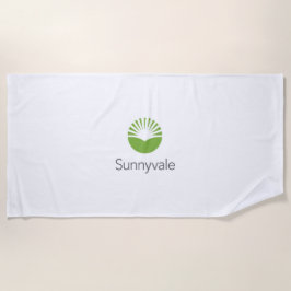 Flagge von Sunnyvale (Kalifornien) Strandtuch
