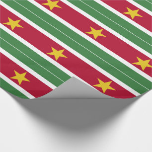 Flagge von Surinam Geschenkpapier