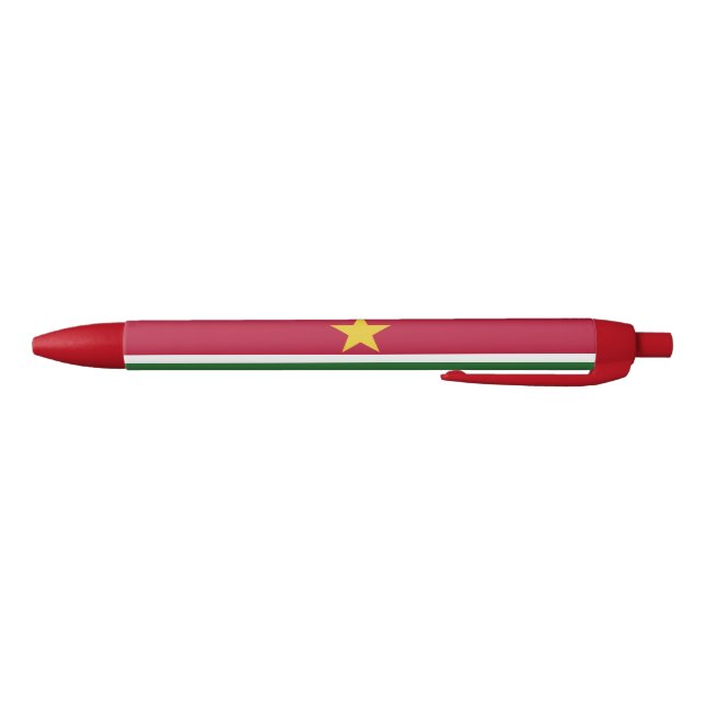 Flagge von Surinam Kugelschreiber (Unterseite)