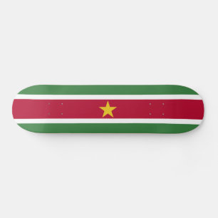Flagge von Surinam Skateboard