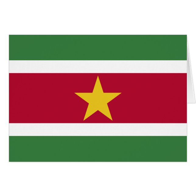 Flagge von Suriname (Vorderseite (Horizontal))