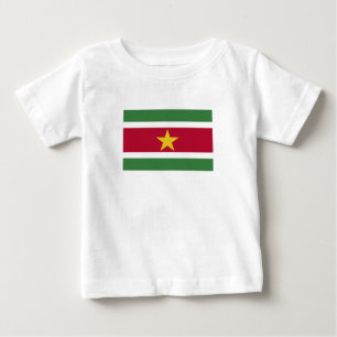 Flagge von Suriname Baby T-shirt