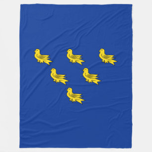 Flagge von Sussex Fleecedecke