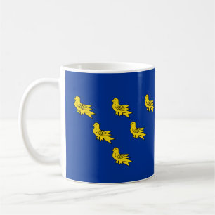 Flagge von Sussex Kaffeetasse