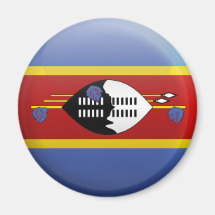 Flagge von Swasiland Magnet
