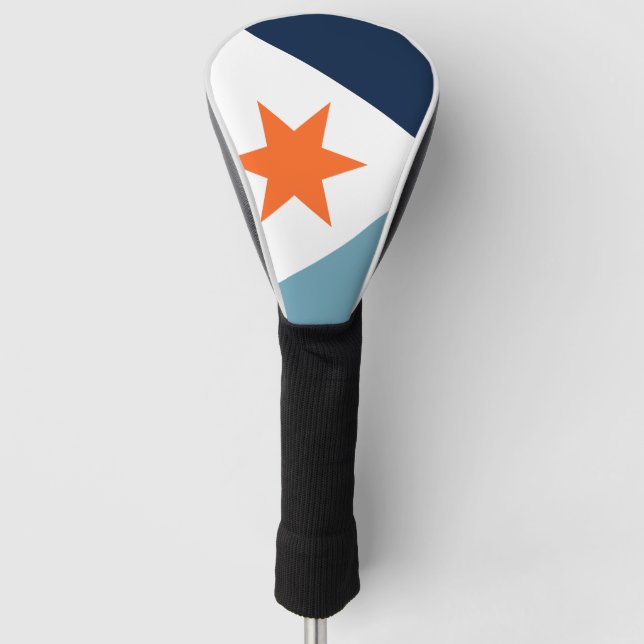 Flagge von Syrakus, New York Golf Headcover (Vorderseite)