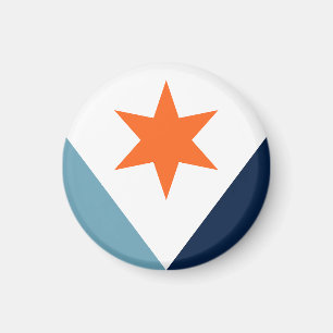 Flagge von Syrakus, New York Magnet