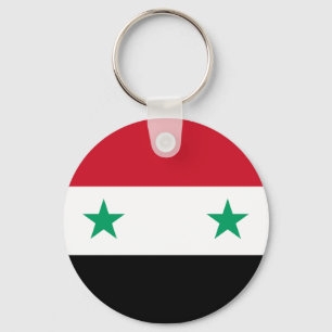 Flagge von Syrien Schlüsselanhänger